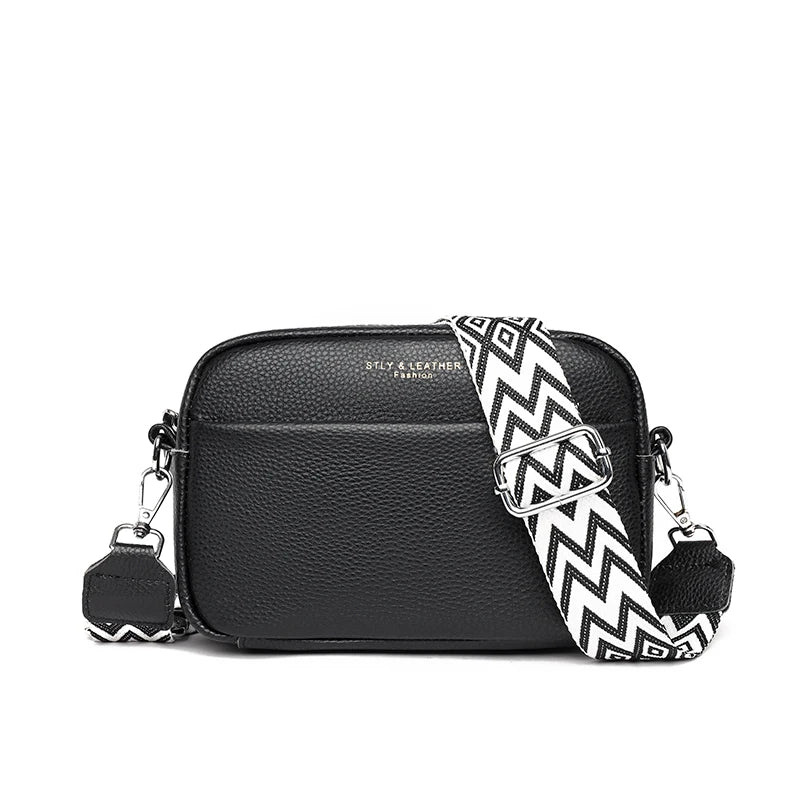 Women's Genuine Leather Crossbody Shoulder Bag — Luxury Cowhide Handbag & Messenger Tote | 9 Colors