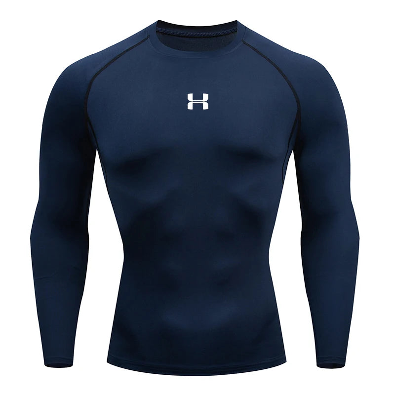 Men's Compression Long Sleeve Sport Shirt — Gym & Running