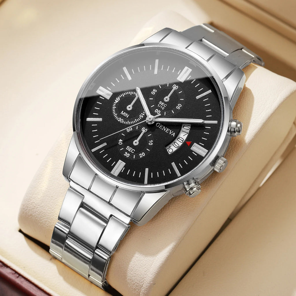 Men's Luxury Business Quartz Watch | Fashion Calendar Wristwatch
