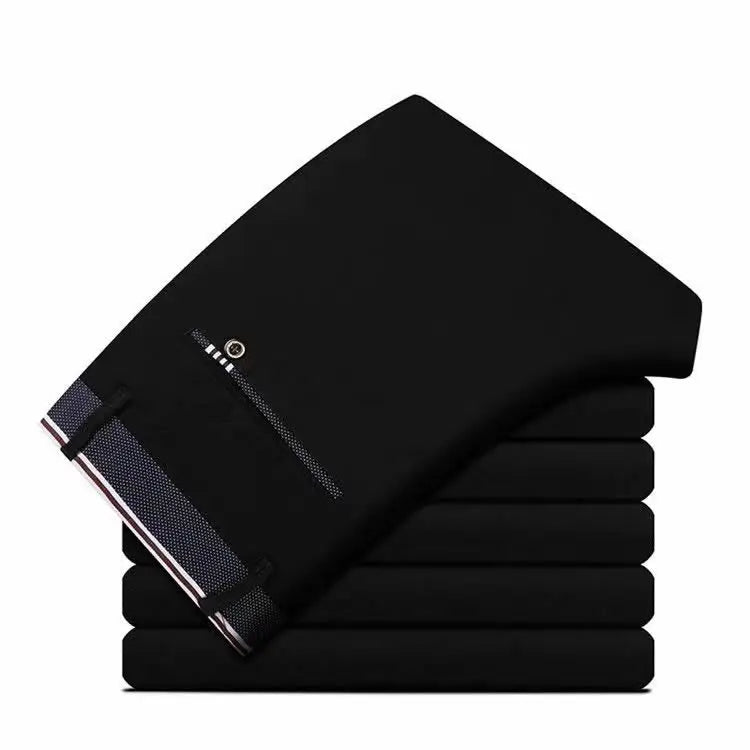 Men's Flat-Front Dress Pants