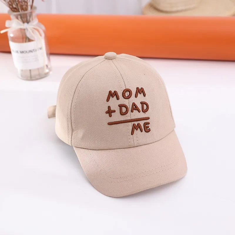 Kids Letter Embroidery Baseball Cap | Adjustable Toddler Snapback Hat