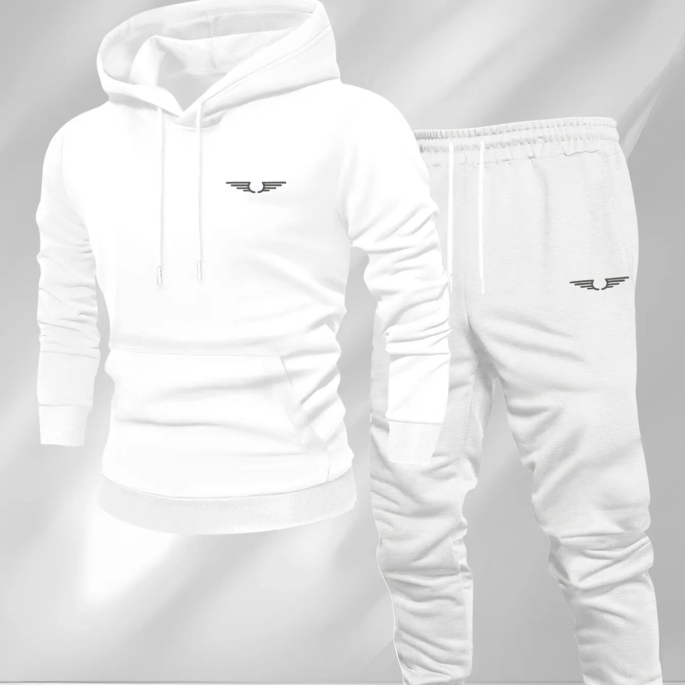 Men's Graphic Print Hoodie Co-ord Set – Fleece Pullover Sweatshirt & Jogger | American Streetwear (S–XXXL)