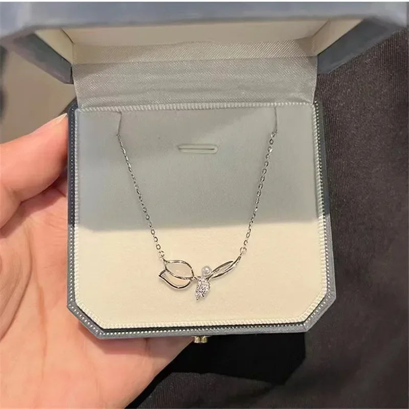 Women's Stainless Steel Pendant Necklace
