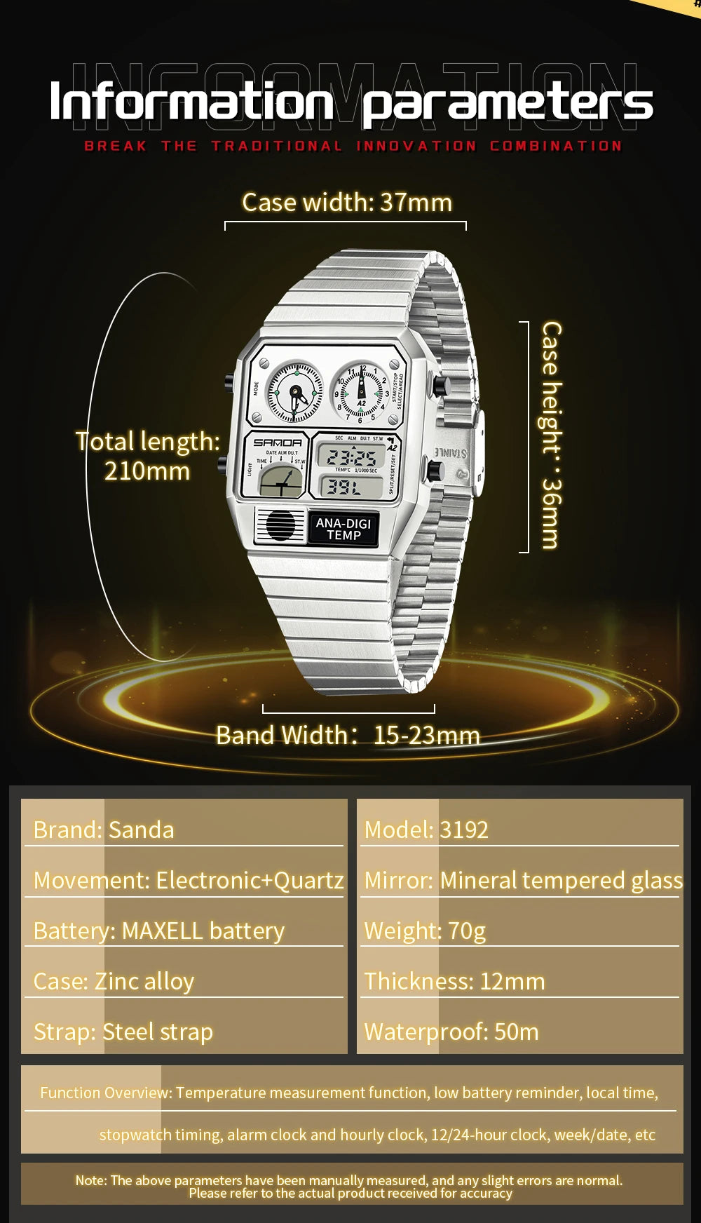 Men's Square Watch