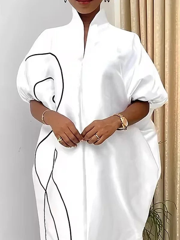 Women's Plus Size Oversize Abaya Maxi Dress – Elegant Modest Fashion for Spring & Summer