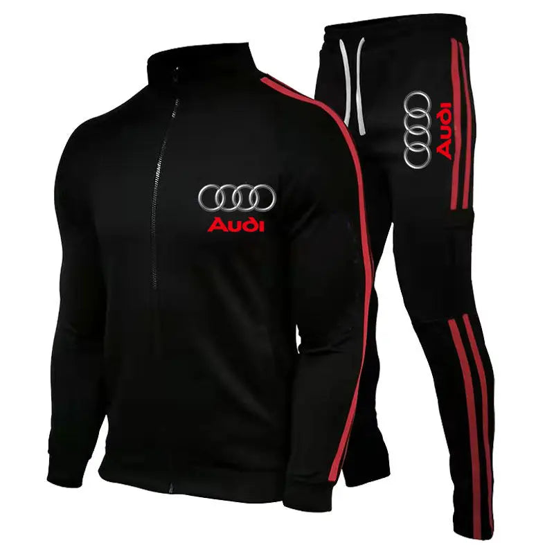 Men's Zip-Up Motorsport Hoodie Jacket — Quick-Dry Cycling & Racing Suit | M–XXXL