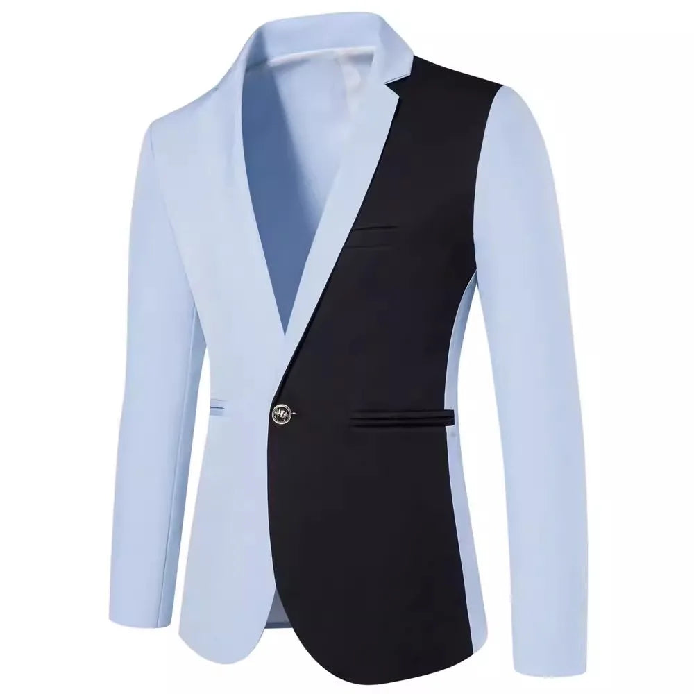 2026 Blazers Masculino Homme Slim Fit for Men's, 2026 Stylish Casual Solid Blazer, Business Wedding Party Outwear Coat Suit Top