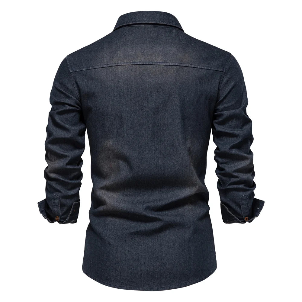 Men's Cotton Denim Shirt