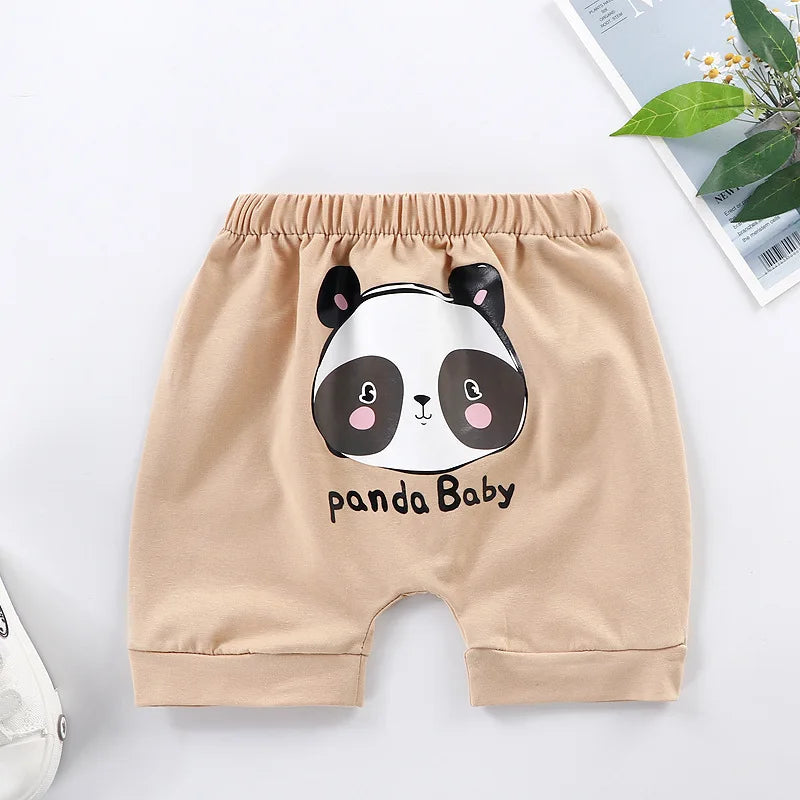 1pcs Summer Kids Shorts Boys Short Pants Girls Baby Cute Cartoon Casual Pant Children Short PP Pant  Sport Clothing Outwear