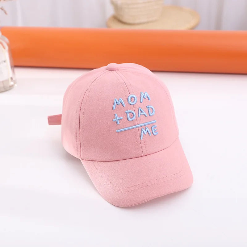 Kids Letter Embroidery Baseball Cap | Adjustable Toddler Snapback Hat