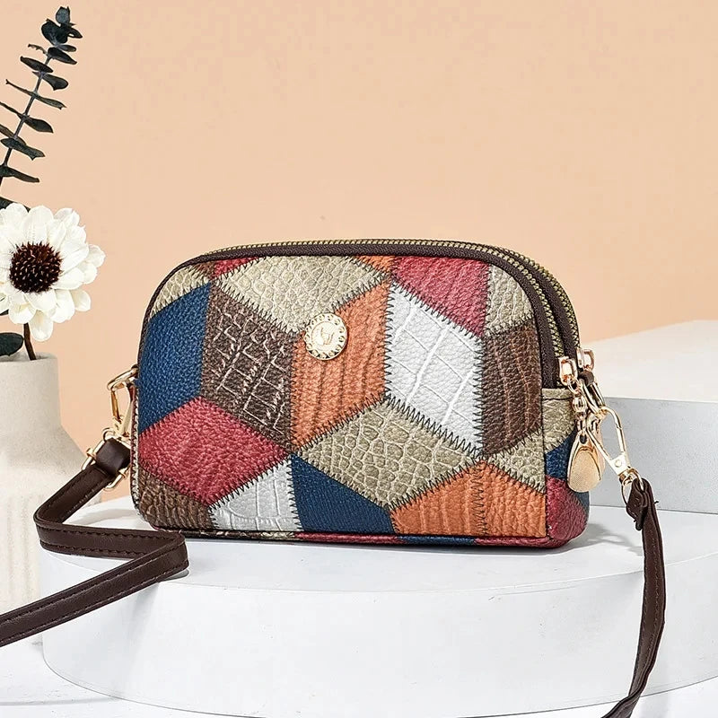 Women's Luxury Plaid Shoulder Bag — Designer Tote Handbag
