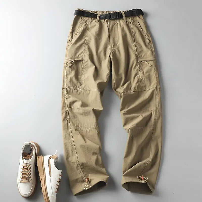 Men's Fleece-Lined Windproof Outdoor Pants – Straight Leg
