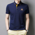 Men's Embroidered Polo Shirt — Anti-Wrinkle Short Sleeve Summer Top | M–4XL