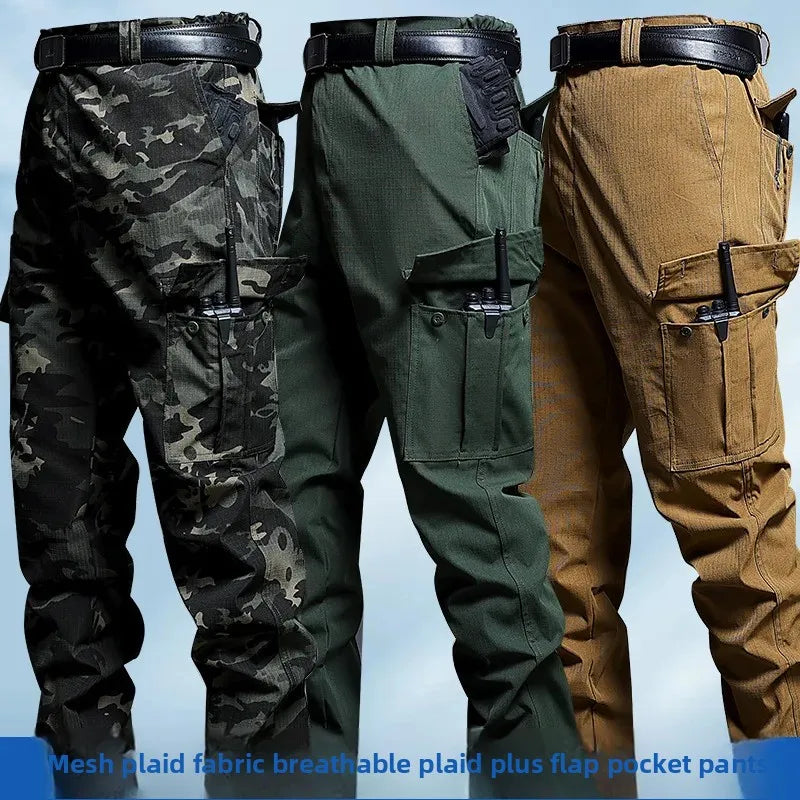 Men's Tactical Cargo Pants – Water-Resistant Multi-Pocket Outdoor Pants