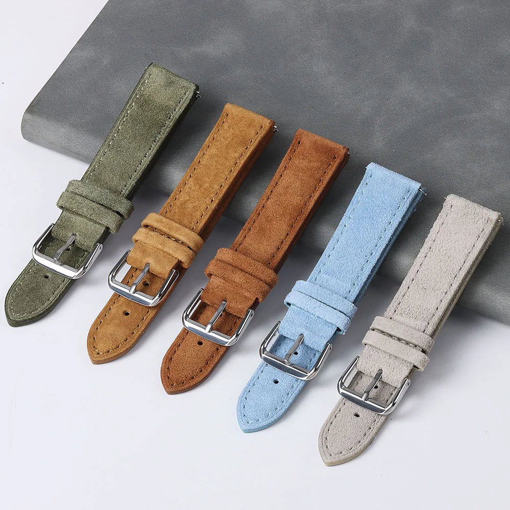 Leather Quick-Release Watch Strap