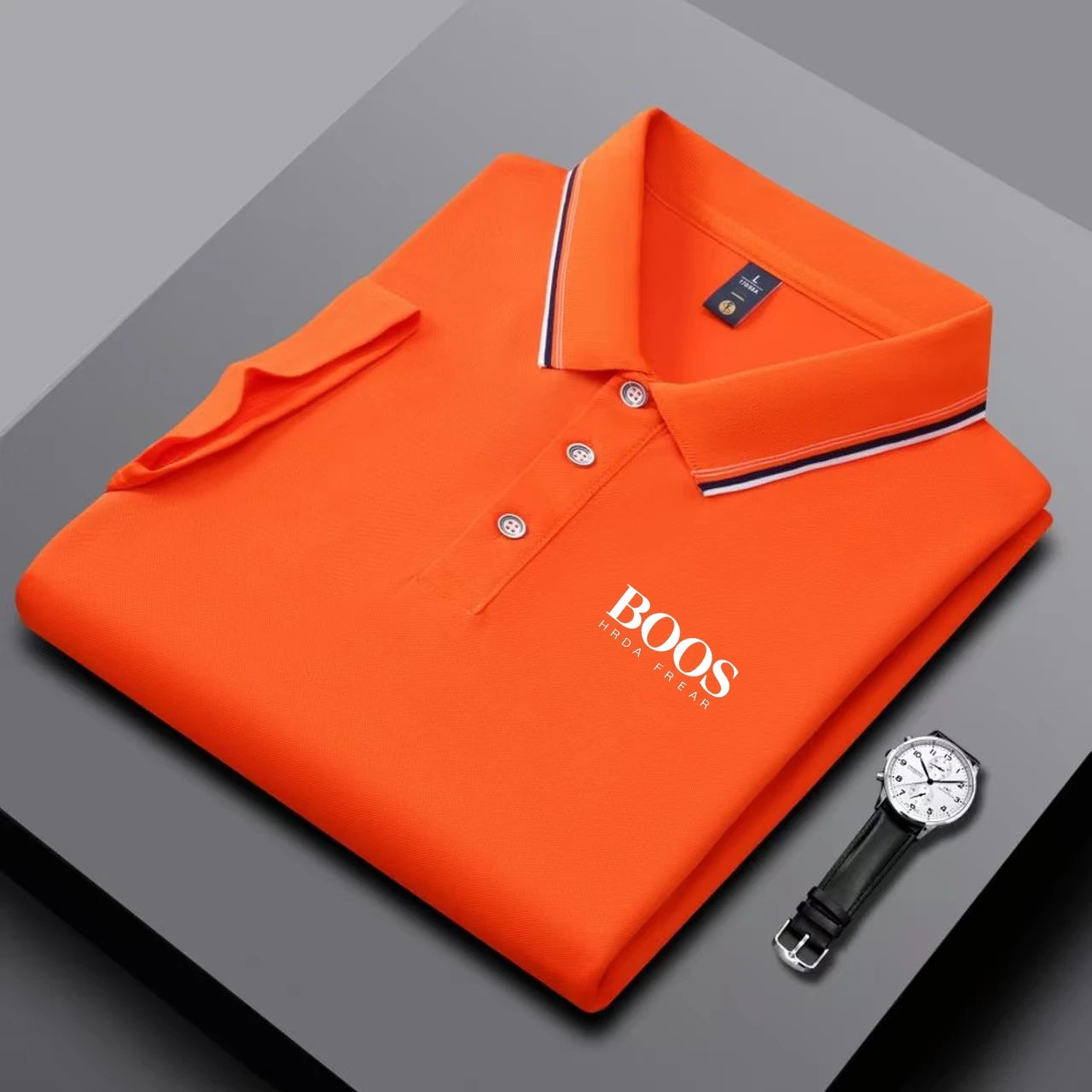 Summer New Men's Short Sleeved Polo Shirt Fashion Design Golf Top Casual T-shirt