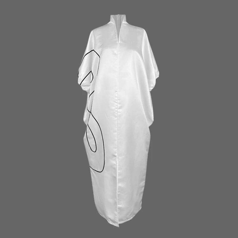 Women's Plus Size Oversize Abaya Maxi Dress – Elegant Modest Fashion for Spring & Summer