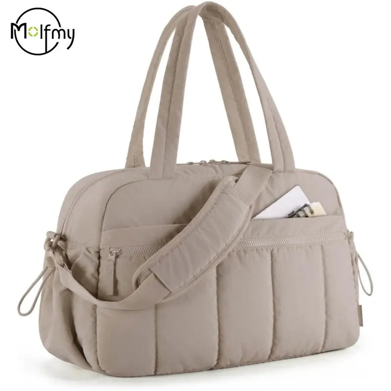 Women's Travel Duffel Bags Large-capacity Gym Bag with Wet Pocket Carry on Waterproof Weekender Handbag Toiletry Bags 2025 New
