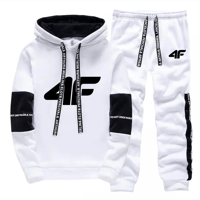 Hot Sale Men's Tracksuit Set or Single Hoodie And Sweatpants Loose Fit Casual Sportswear Soft & Comfortable for Outdoor Jogging
