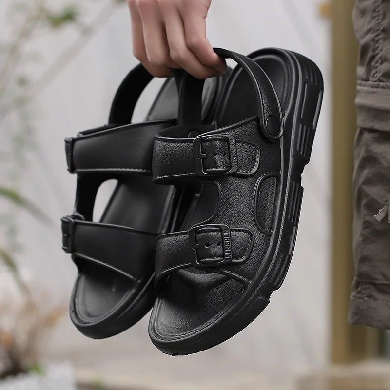 Men's Thick Sole Slide Sandals – Comfort & Style
