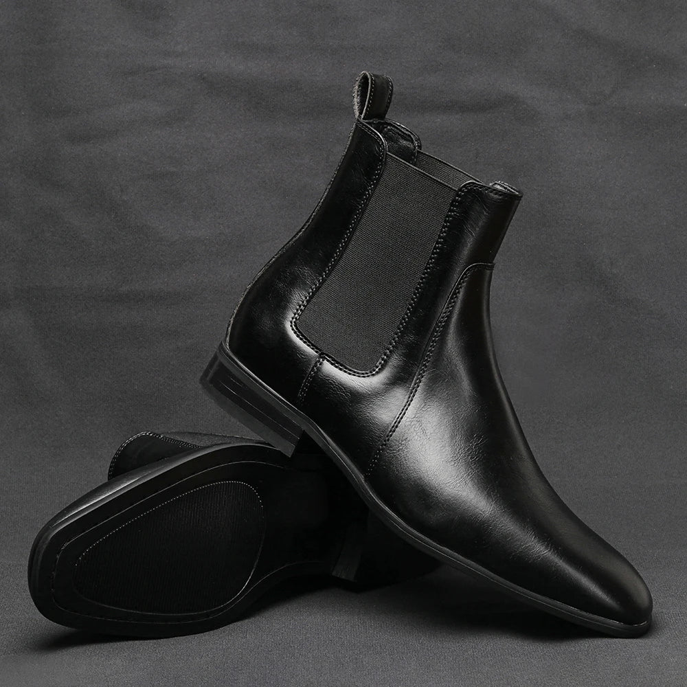 Men’s Square-Toe Chelsea Boots