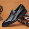 Men Shoes Classics Red Sole Leather Shoes Italian Brand Casual Shoe British Business Formal Dress Shoes Men's Loafers Big Size48
