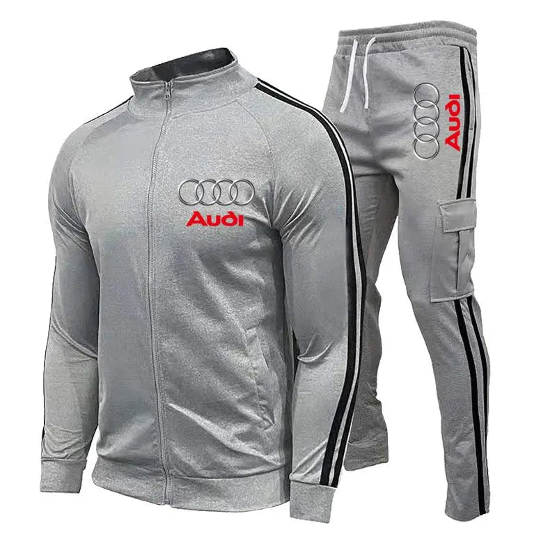 Men's Zip-Up Motorsport Hoodie Jacket — Quick-Dry Cycling & Racing Suit | M–XXXL