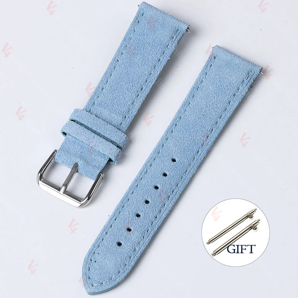 Leather Quick-Release Watch Strap