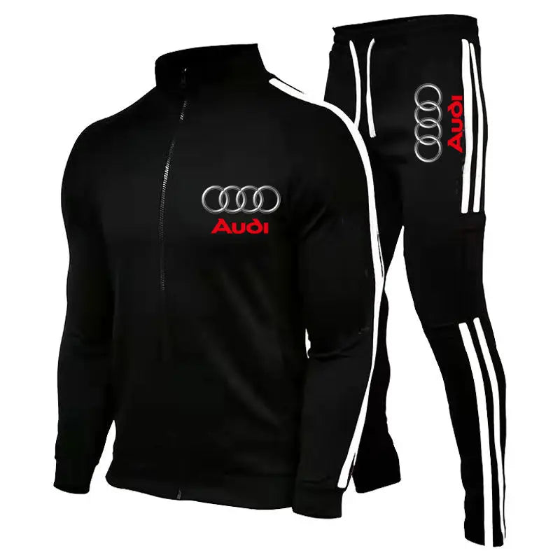 Men's Zip-Up Motorsport Hoodie Jacket — Quick-Dry Cycling & Racing Suit | M–XXXL
