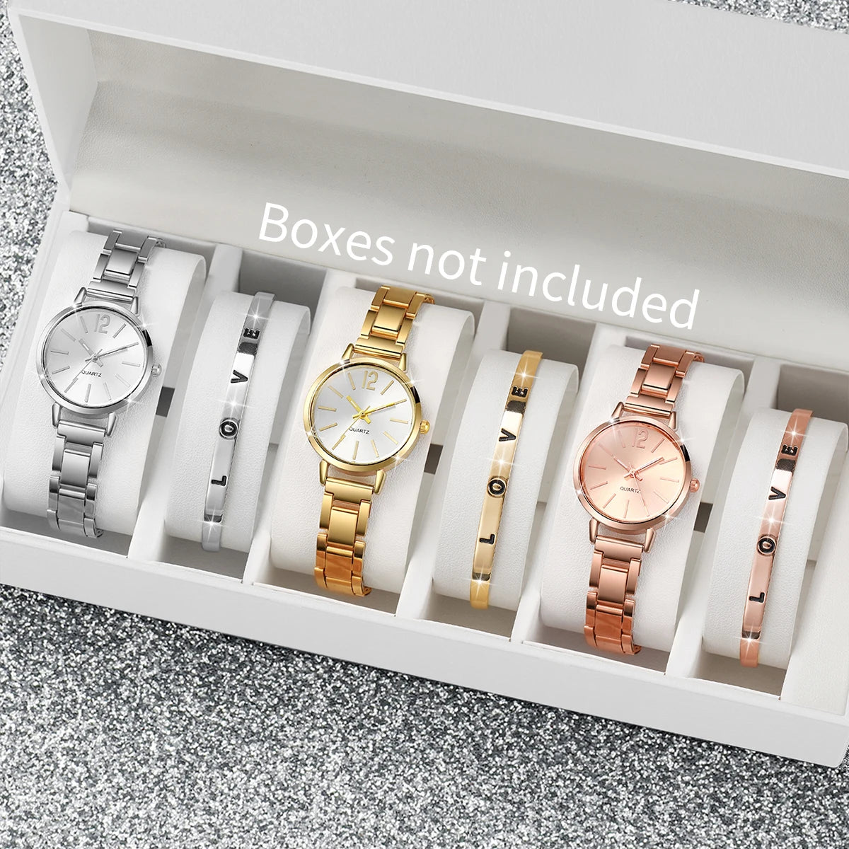 Women's Watch & Bracelet Set