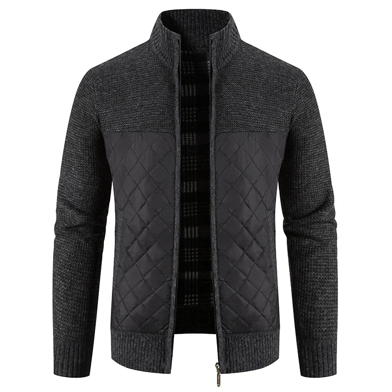 Men's Fleece Hooded Cardigan Jacket
