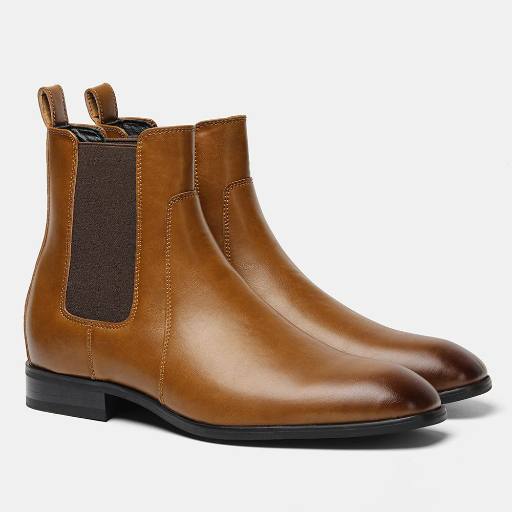 Men’s Square-Toe Chelsea Boots