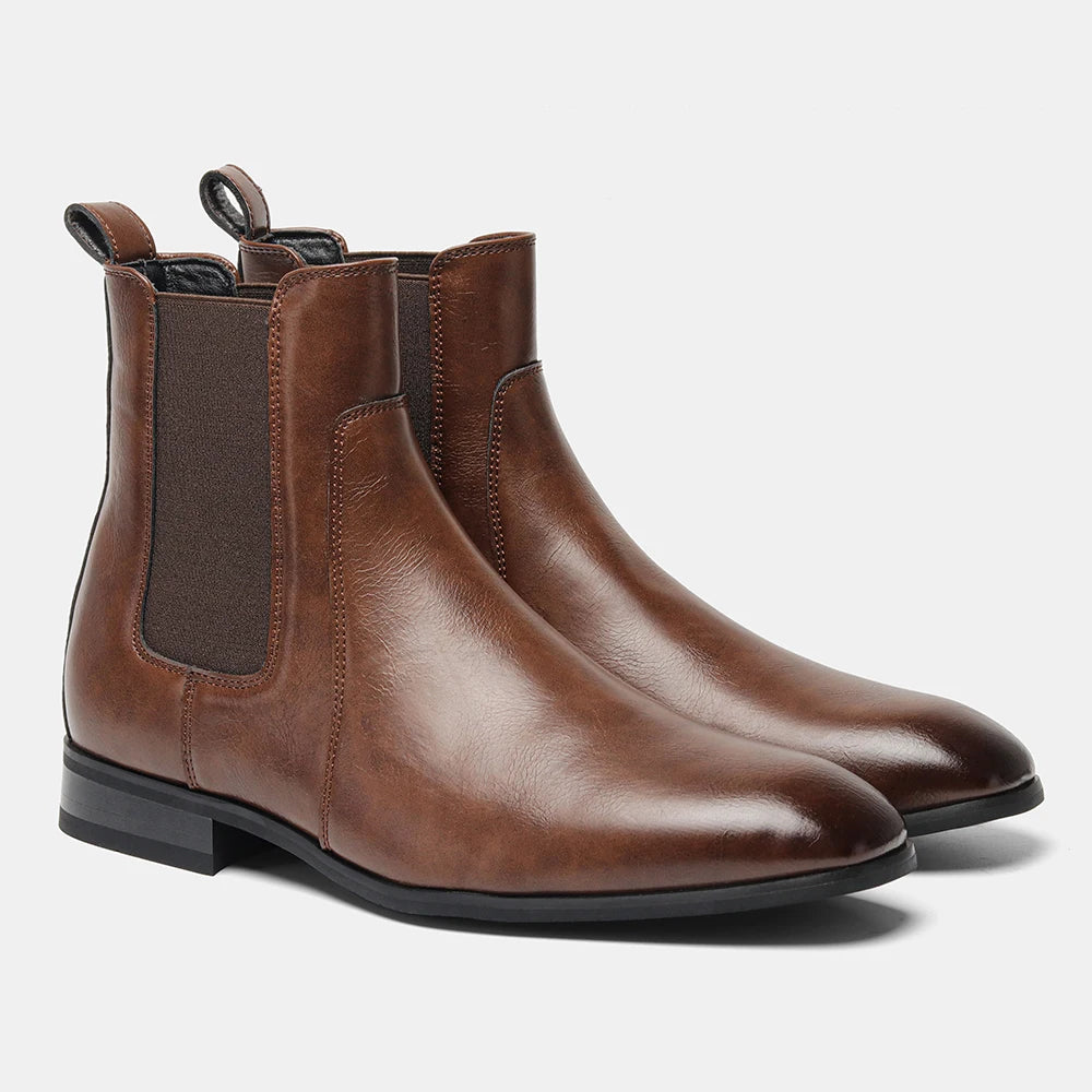 Men’s Square-Toe Chelsea Boots