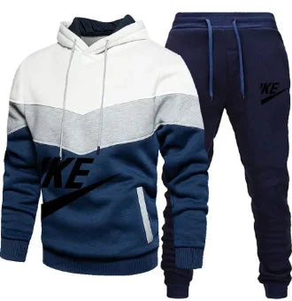 Men's Hoodie & Jogger Set — Casual Two-Piece Tracksuit