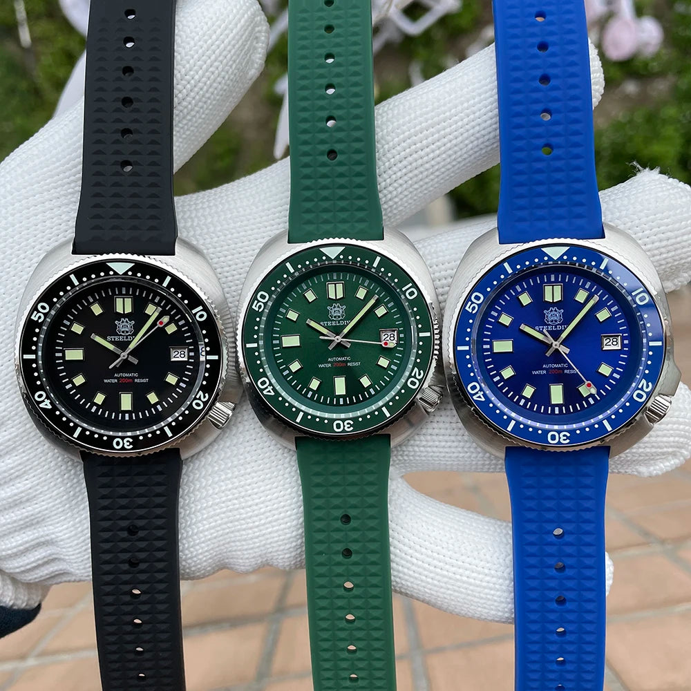 STEELDIVE SD1970 44mm Automatic Dive Watch – Sapphire Crystal & NH35