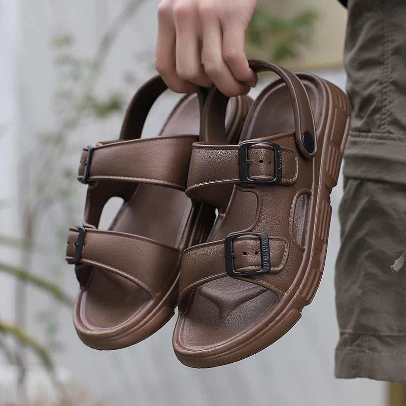 Men's Thick Sole Slide Sandals – Comfort & Style
