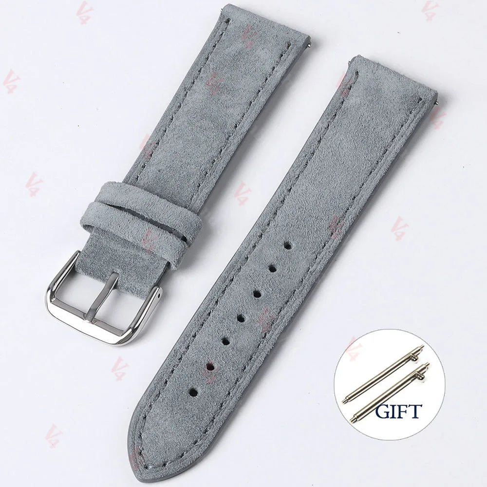 Leather Quick-Release Watch Strap