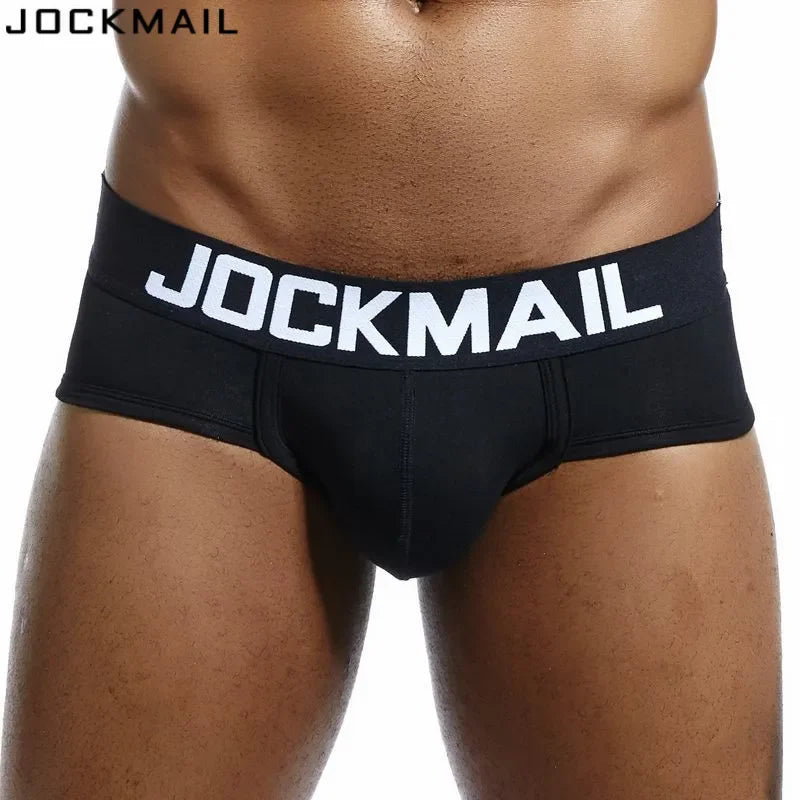 JOCKMAIL Men's Cotton Briefs – Breathable Everyday Underwear