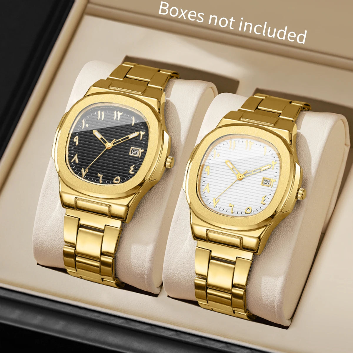 Men's Square-Dial Quartz Watch