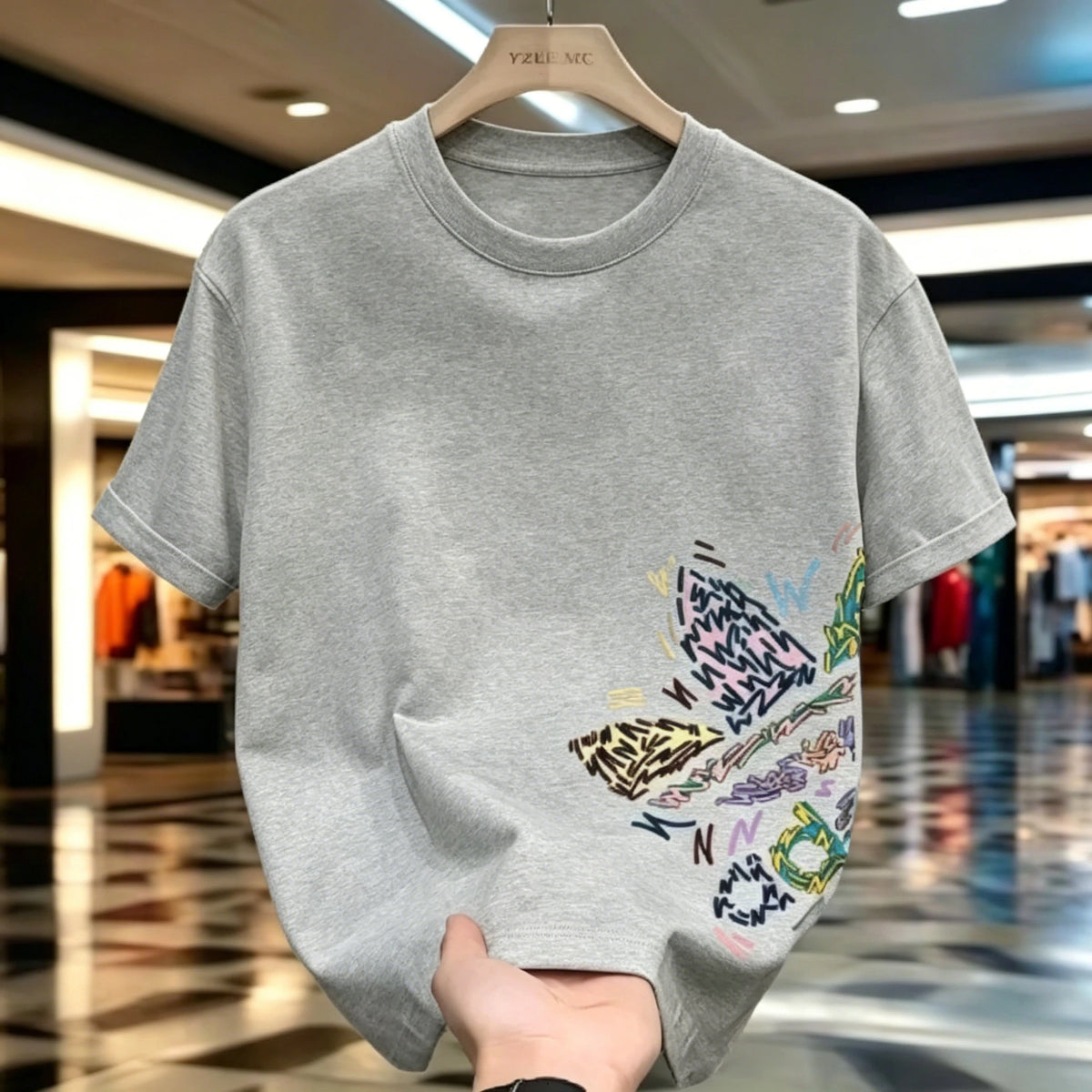 Unisex Printed Cotton-Blend T-Shirt