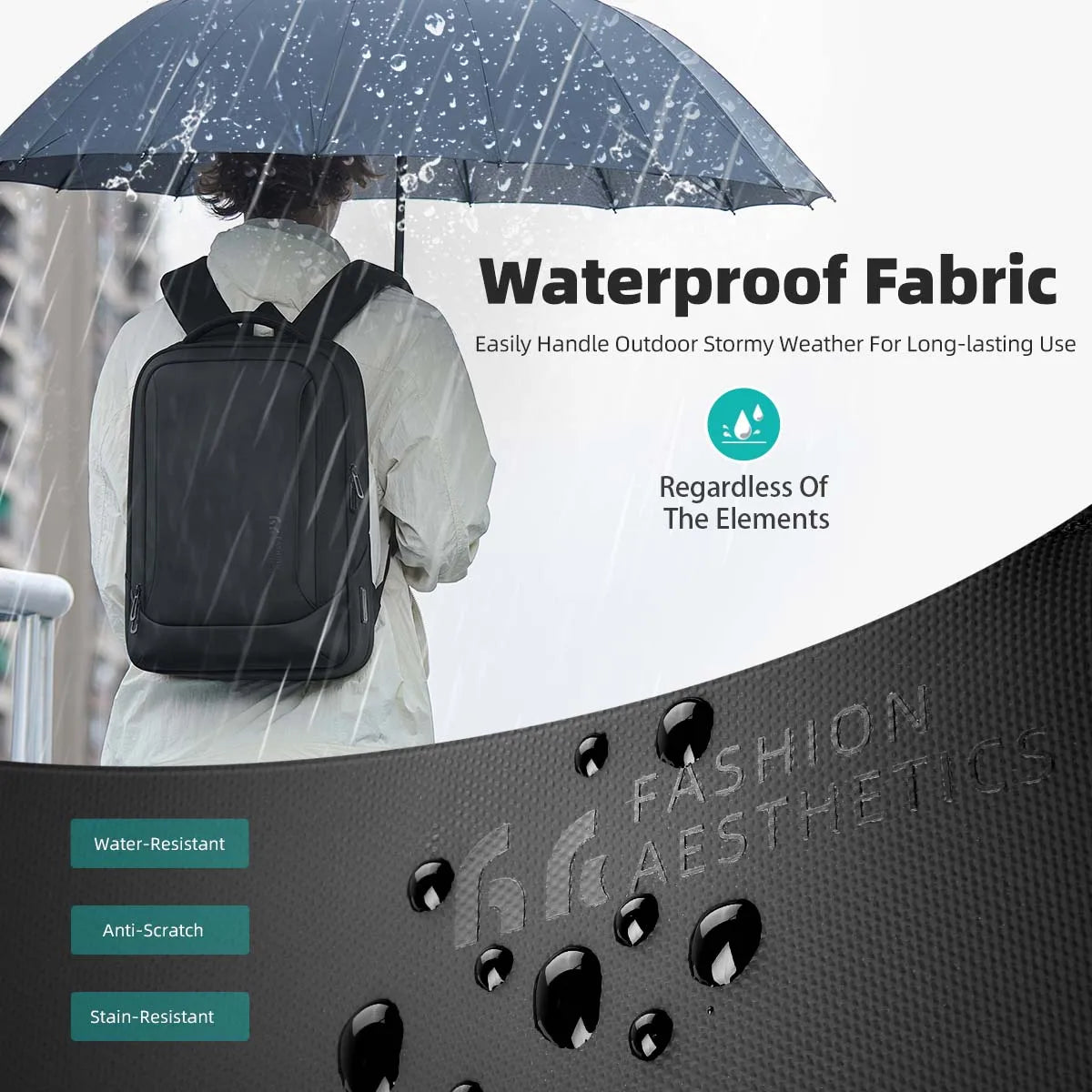 Laptop Backpack with USB Port