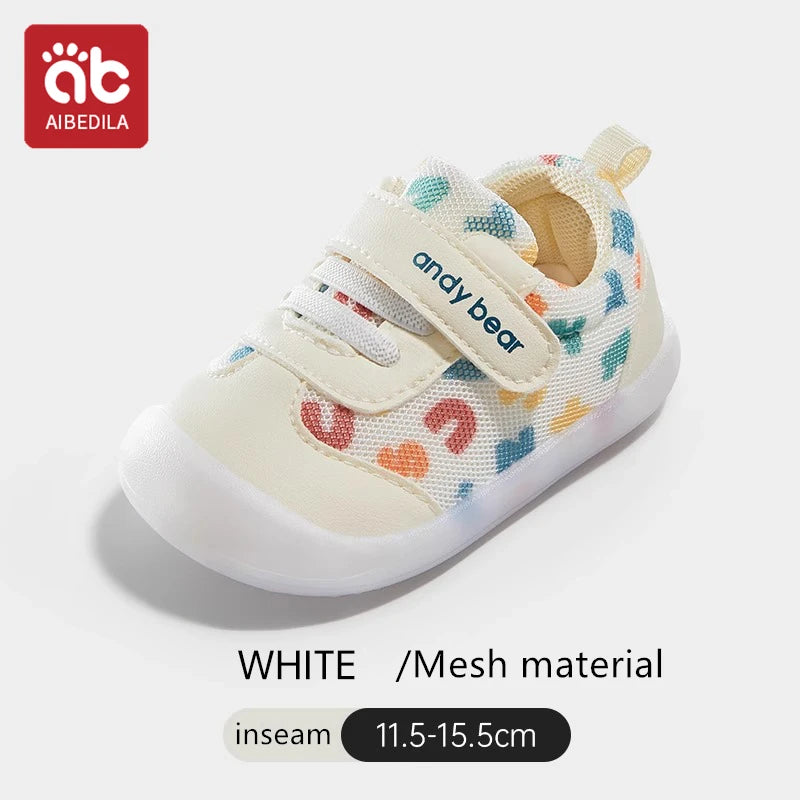 AIBEDILA Baby Shoes Soft Breathable Toddler Sneakers Infant Shoes Baby Boy Girl Casual Sport Shoes Outdoor Walking Shoes