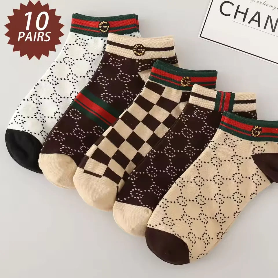 Men's Low-Cut Socks – 5 or 10-Pack Moisture-Wicking Anti-Odor No-Show Socks