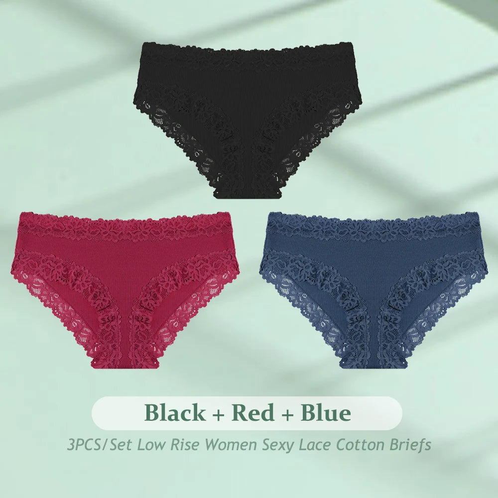 Women's Cotton Seamless Briefs – 3-Pack
