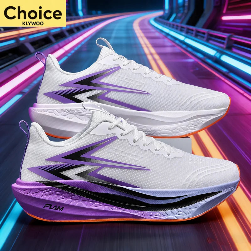 Running Shoes Carbon Board Speciality Marathon Men Sports Breathable Lightweight Women's Comfortable Athletic Nonskid Sneakers