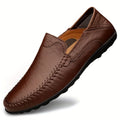 CLOHOO Men's Business Casual Leather Loafers