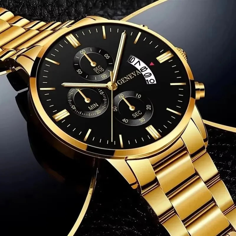 Men's Luxury Business Quartz Watch | Fashion Calendar Wristwatch