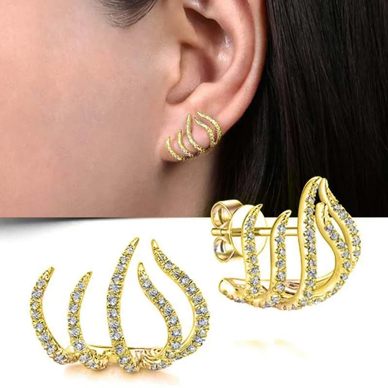 Women's CZ Stud Earrings