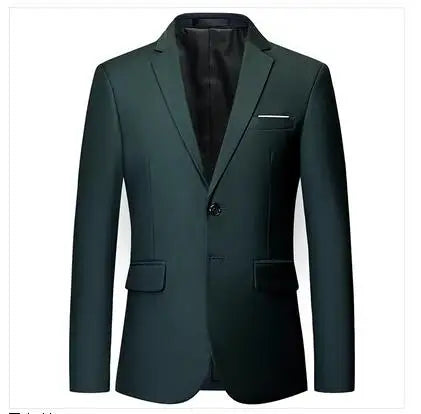 New Male Solid Colour Formal Suit Jacket 21 Colours Available Men Wedding Prom Party Tuxedo Blazer Slim Fit Coats
