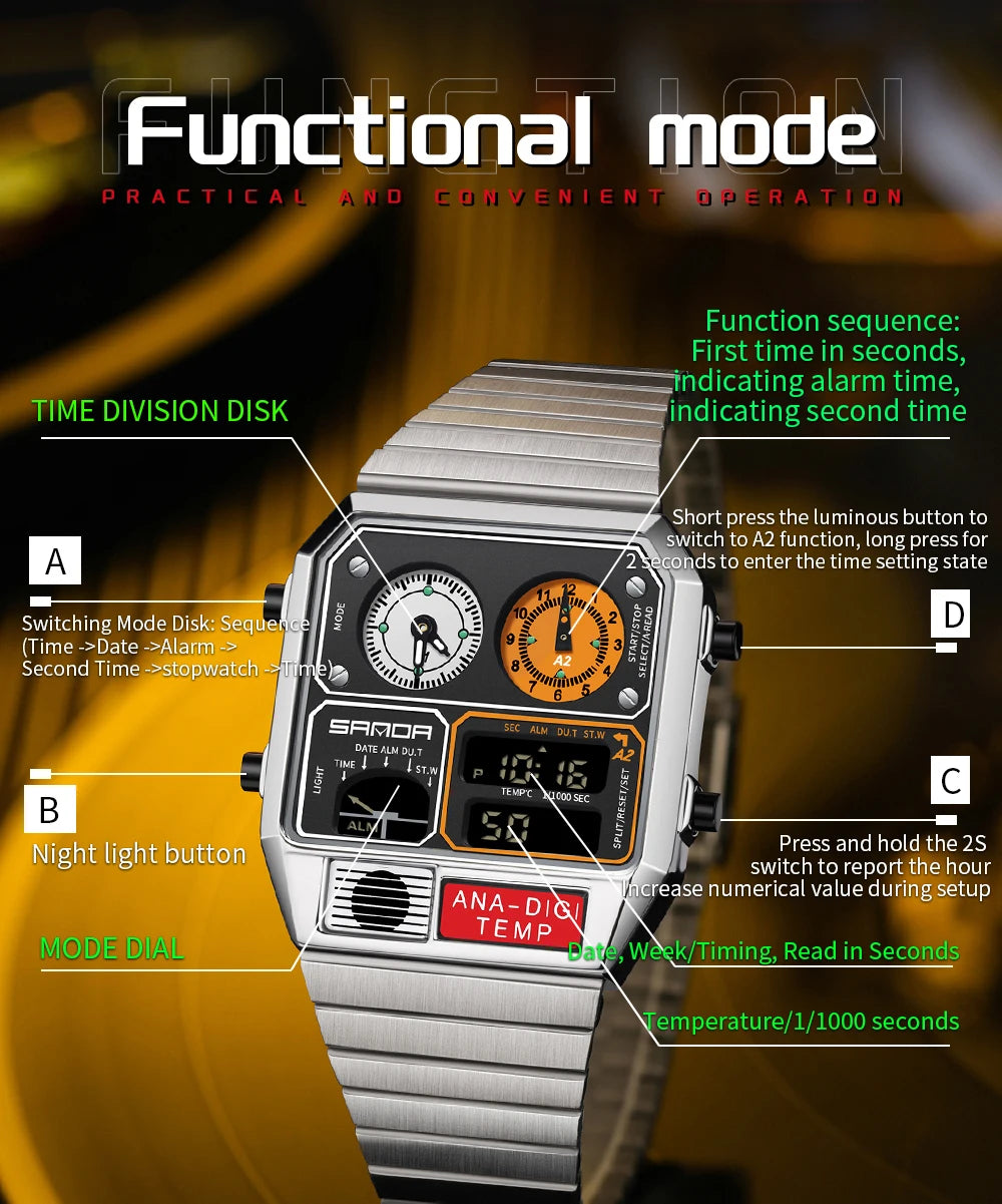Men's Square Watch
